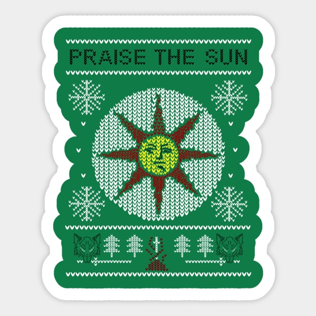 Pray the Christmas Sticker by Zefkiel